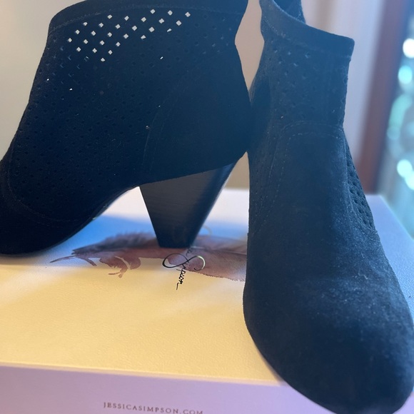 EUC Black booties Jessica Simpson * size 9.5 - Picture 4 of 4
